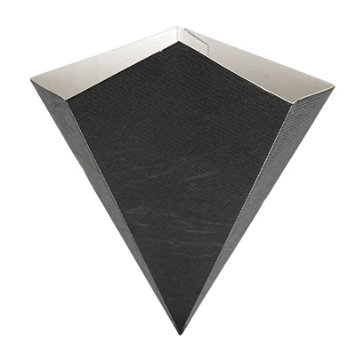 CORNETS FRITES THEPACK 100 G 12,8x21,7 CM NOIR CARTON NANO-MICRO (1600 UNITÉS) - REF. 252.22 - Image 3
