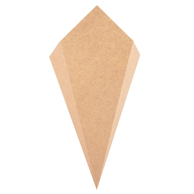 CORNETS FRITES THEPACK 250 G 15,7x26,8 CM NATUREL CARTON NANO-MICRO (1200 UNITÉS) - REF. 234.46 - Image 3