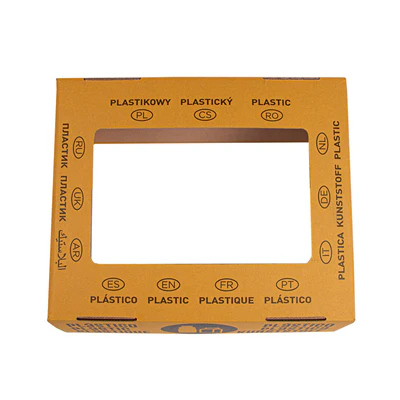 COUVERCLE DE CONTENEUR 38,4x31,1x12 CM JAUNE CARTON (10 UNITÉS) - REF. 251.38 - Image 2