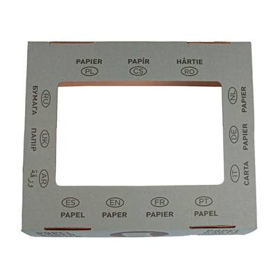COUVERCLE DE PAPIER 38,4x31,1x12 CM BLEU CARTON (10 UNITÉS) - REF. 251.40 - Image 2