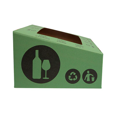 COUVERCLE EN VERRE 38,4x31,1x12 CM VERT CARTON (10 UNITÉS) - REF. 251.41 - Image 3