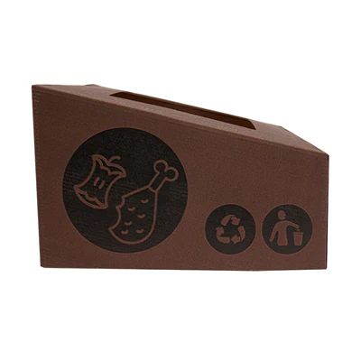 COUVERCLE ORGANIQUE 38,4x31,1x12 CM MARRON CARTON (10 UNITÉS) - REF. 251.39 - Image 3
