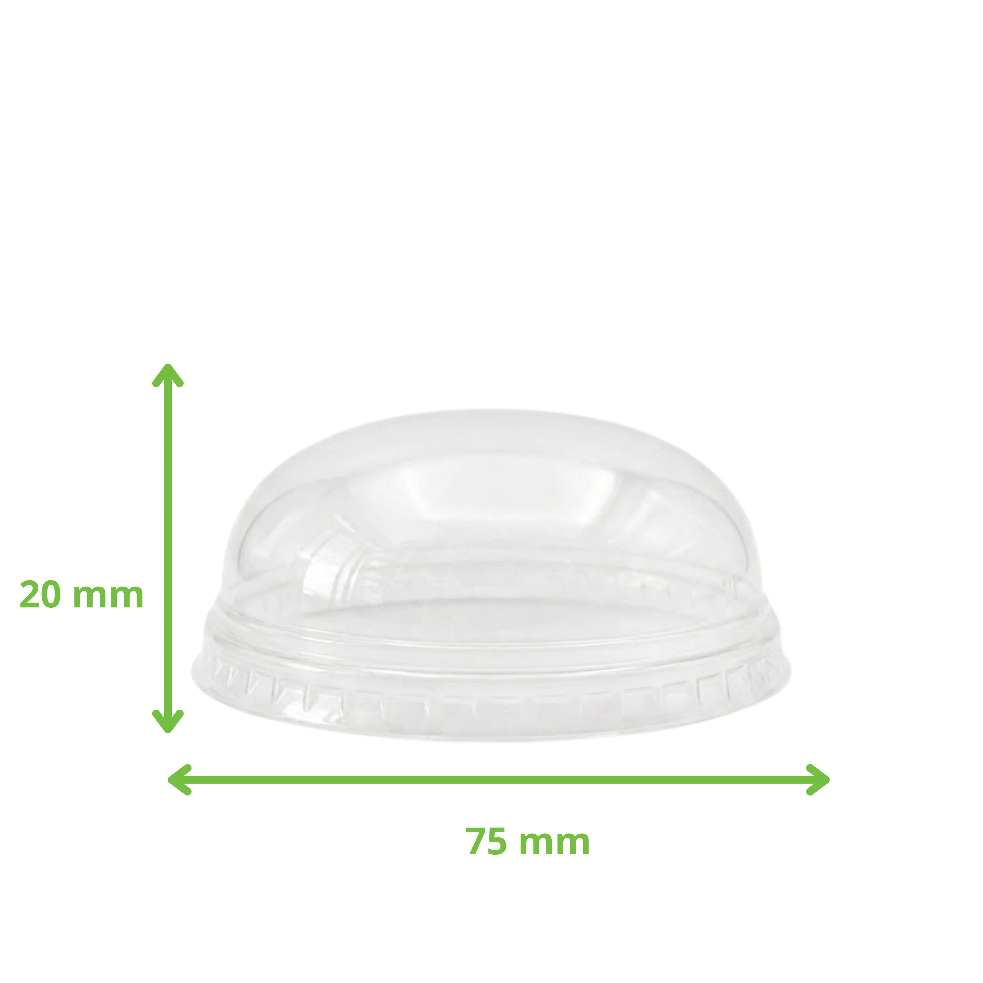 Couvercle plastique pour Pots de glace personnalisés 130 ml - Livraison expresse - Image 2