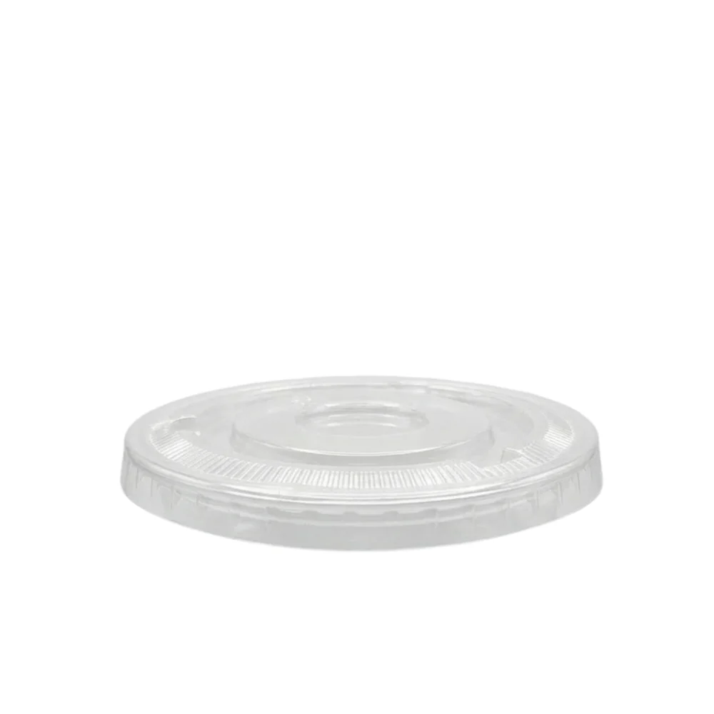 Couvercle plat rPET pour Pots dessert en Plastique (98mm)