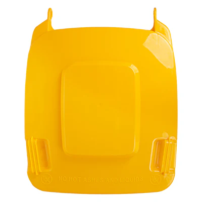 COUVERCLE POUR CONTENEUR 240L 71x56x7,4 CM JAUNE HDPE (1 UNITÉS) - REF. 258.93 - Image 3