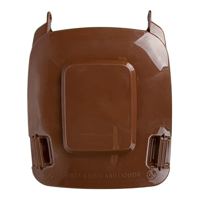 COUVERCLE POUR CONTENEUR 240L 71x56x7,4 CM MARRON HDPE (1 UNITÉS) - REF. 258.92 - Image 3