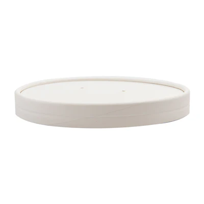 COUVERCLE POUR CODE 228.34 780 ML - 26 oz 560 G/M2 + PE Ø15 CM BLANC CARTON (250 UNITÉS) - REF. 228.36 - Image 2
