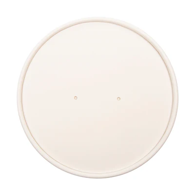 COUVERCLE POUR CODE 228.34 780 ML - 26 oz 560 G/M2 + PE Ø15 CM BLANC CARTON (250 UNITÉS) - REF. 228.36 - Image 3