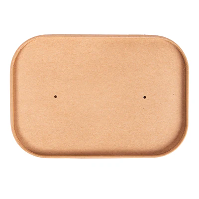 COUVERCLES POUR RÉCIPIENTS 254.33/34/35 320 + 30 PE G/M2 17,3x12,3x2 CM NATUREL KRAFT (300 UNITÉS) - REF. 254.36 - Image 3