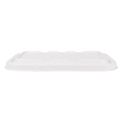COUVERCLES POUR CODES 221.38/39 BIONIC 22,2x14,7x1,2 CM BLANC BAGASSE (600 UNITÉS) - REF. 254.13 - Image 2