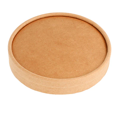 COUVERCLES 212.98/99, 226.31/32/35/36/64 300 + 18 PE G/M2 Ø15 CM MARRON KRAFT (300 UNITÉS) - REF. 233.41