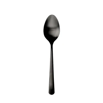 CUILLERES A DESSERT ARTINOX 'OSLO' 18,5 CM NOIR ACIER (12 UNITÉS) - REF. 260.82