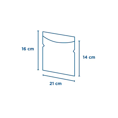 ENVELOPPES À FENÊTRE 'DELI PACK' 30 G/M2 + 13 PP 21x16/14 CM BLANC KRAFT (500 UNITÉS) - REF. 173.01 - Image 6