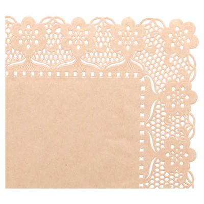 DENTELLES RECTANGULAIRES 40 G/M2 32x26 CM NATUREL KRAFT (250 UNITÉS) - REF. 224.99 - Image 2