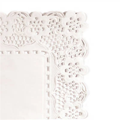 DENTELLES RECTANGULAIRES 53 G/M2 45x36 CM BLANC PAPIER (250 UNITÉ) - Image 3
