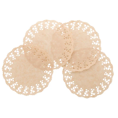 DENTELLES RONDES AJOURÉES 40 G/M2 Ø 11,5 CM NATUREL KRAFT (250 UNITÉS) - REF. 225.07 - Image 3
