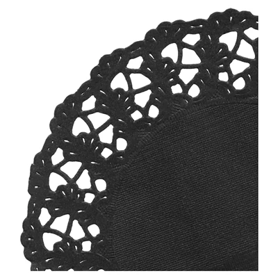 DENTELLES RONDES AJOURÉES 40 G/M2 Ø 11,5 CM NOIR PAPIER (250 UNITÉS) - REF. 169.76 - Image 2