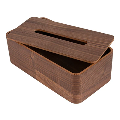 DISTRIBUTEUR MOUCHOIRS 26,5x14x8,5 CM MARRON BOIS (1 UNITÉS) - REF. 233.91 - Image 4
