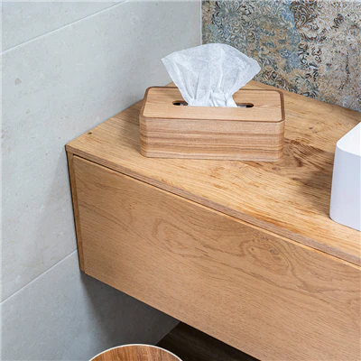 DISTRIBUTEUR MOUCHOIRS 26,5x14x8,5 CM NATUREL BOIS (1 UNITÉS) - REF. 233.92 - Image 6