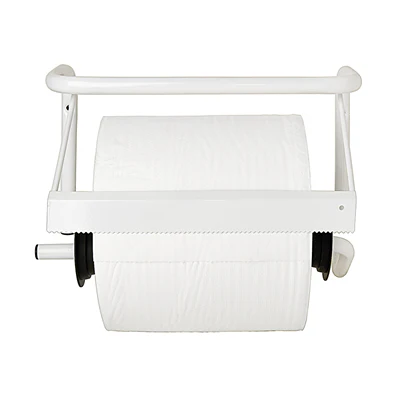 DISTRIBUTEUR MURAL PAPIER INDUSTRIEL 38,5x27x17,5 CM BLANC FER (1 UNITÉS) - REF. 156.03