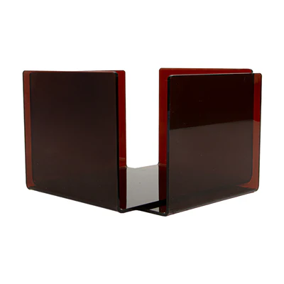DISTRIBUTEUR SERVIETTES 11x11x10,8 CM MARRON METACRYLATE (2 UNITÉS) - REF. 104.31 - Image 2