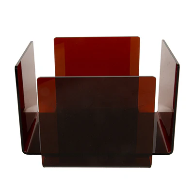 DISTRIBUTEUR SERVIETTES 11x11x10,8 CM MARRON METACRYLATE (2 UNITÉS) - REF. 104.31 - Image 3