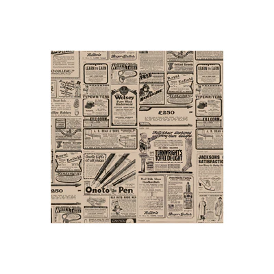 PAPIER INGRAISSABLES BASKET 'TIMES' 34 G/M2 31x31 CM NATUREL PARCH.INGRAISSABLE (1000 UNITÉS) - REF. 217.54