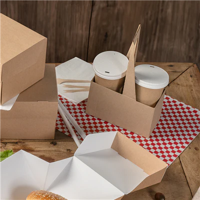 FETTABWEISENDES PAPIER FAST FOOD 'RED FITIPALDI' 35 G/M2 28x34 CM BLANC PARCH.INGRAISSABLE (1000 UNITÉS) - REF. 169.08 - Image 2