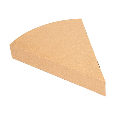 EMBALLAGES TRIANGULAIRES PIZZA THEPACK 18x23x3 CM NATUREL CARTON NANO-MICRO (500 UNITÉS) - REF. 234.76