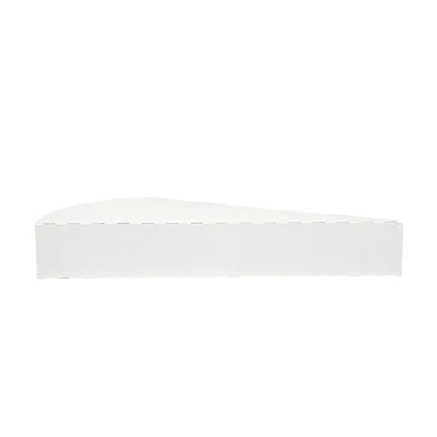 EMBALLAGES TRIANGULAIRES PIZZA THEPACK 18x23x3 CM BLANC CARTON NANO-MICRO (500 UNITÉS) - REF. 234.75 - Image 2