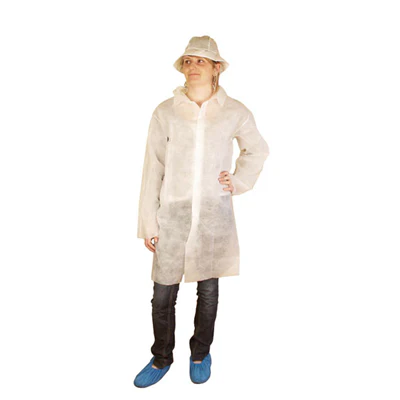 ENSEMBLE VISITEUR 100 CM BLANC AIRLAID (25 UNITÉS) - REF. 155.44