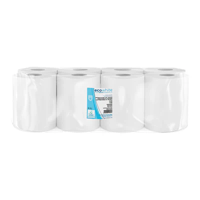 ESSUIE-MAINS AUTOCUT ECOLABEL 2 PLIS 21 G/M2 150 M Ø19,5x20 CM BLANC OUATE (8 UNITÉS) - REF. 264.19