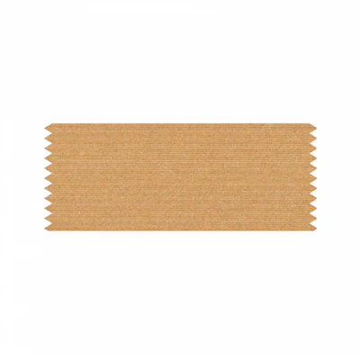 ÉTIQUETTES ADHESIVES BANDE 2,4x6 CM NATUREL KRAFT (3000 UNITÉS) - REF. 222.59
