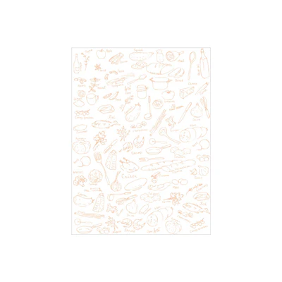 PAPIER ALIMENTAIRE INGRAISSABLE 'DELI' 35 G/M2 35x26 CM BLANC PARCH.INGRAISSABLE (500 UNITÉS) - REF. 222.05