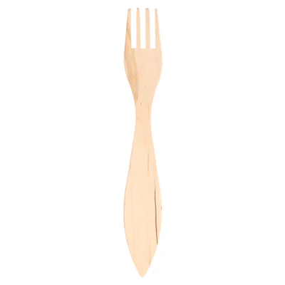 FOURCHETTES ANGULAIRES EMBALLÉES WOOD 15 CM NATUREL BOIS (100 UNITÉS) - REF. 112.37 - Image 2
