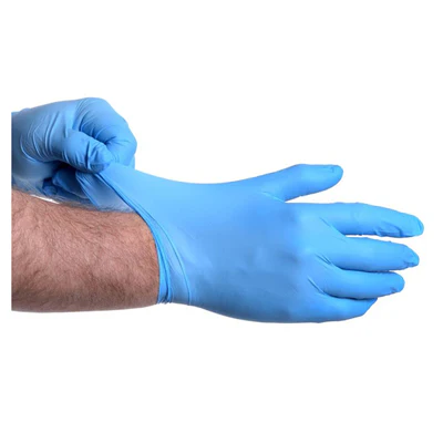GANTS SIZE: L BLEU NITRILE (100 UNITÉS) - REF. 152.14