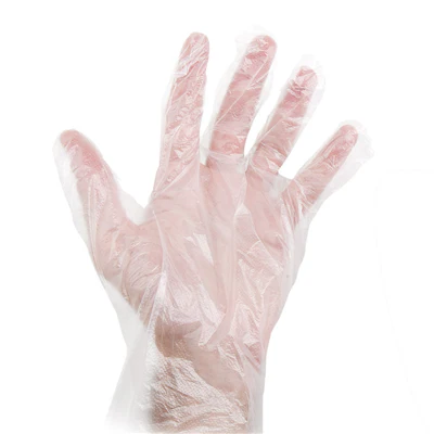 GANTS SIZE: S TRANSPARENT HDPE (100 UNITÉS) - REF. 155.58