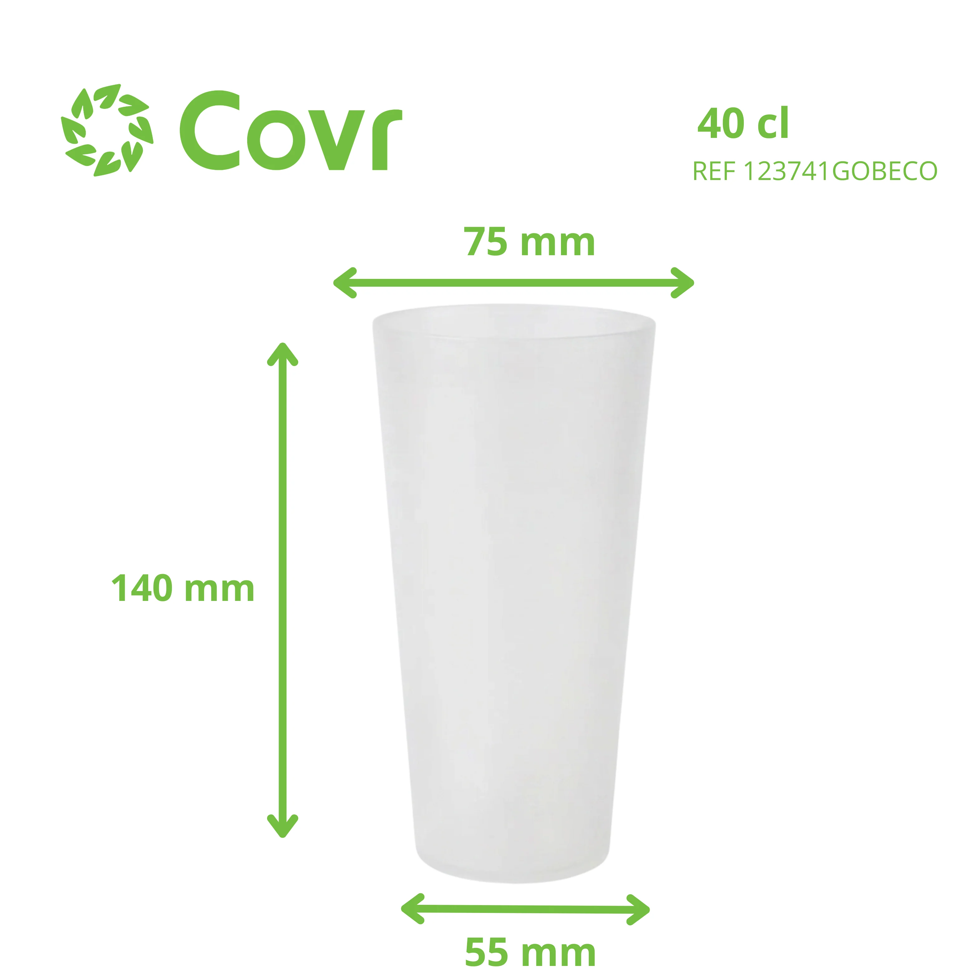 Gobelet réutilisable 40 cl (x374) - Image 2