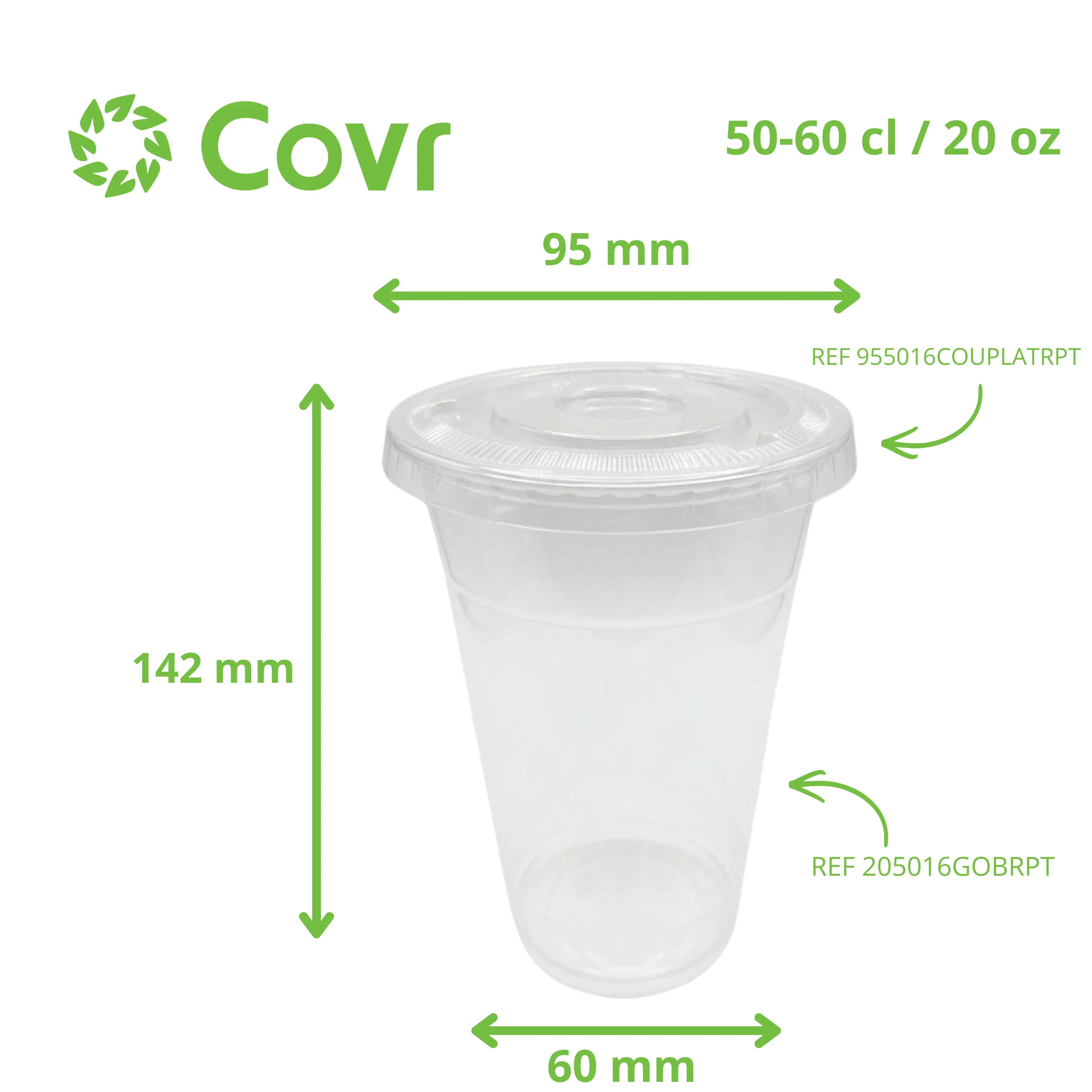 Pot Shaker rPET 20 oz / 500 - 600 ml - Image 6