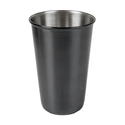 GOBELETS ARTINOX 350 ML Ø 8x11 CM NOIR INOX (12 UNITÉS) - REF. 260.88