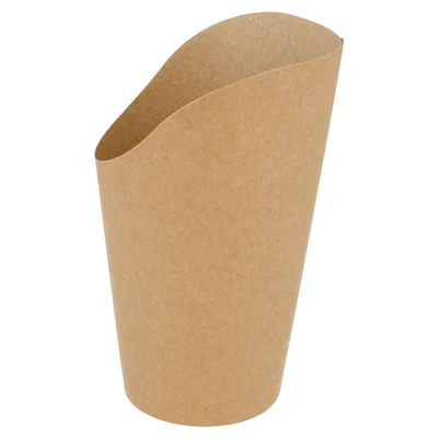 GOBELETS À FRITES OUVERTS 16 OZ - 480 ML 200 + 20PE G/M2 Ø8,5x13,5 CM MARRON CARTON (50 UNITÉS) - REF. 221.19 - Image 2