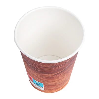 GOBELETS BOISSONS CHAUDES 1 PAROI 'ARIZONA' 240 ML 280 + 18 PE G/M2 Ø8/5,6x9,2 CM MARRON CARTON (1000 UNITÉS) - REF. 255.04 - Image 3