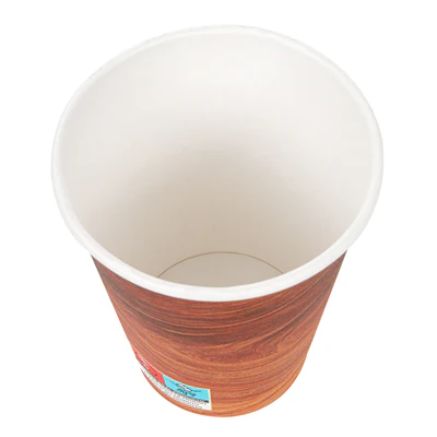 GOBELETS BOISSONS CHAUDES 1 PAROI 'ARIZONA' 360 ML 300 + 18 PE G/M2 Ø9/6x11 CM MARRON CARTON (900 UNITÉS) - REF. 255.05 - Image 3
