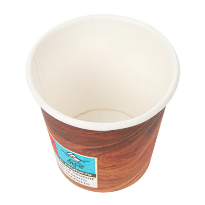GOBELETS BOISSONS CHAUDES 1 PAROI 'ARIZONA ESPRESSO' 55 ML 230 + 18 PE G/M2 Ø5/3,5x4,9 CM MARRON CARTON (1000 UNITÉS) - REF. 255.07 - Image 3