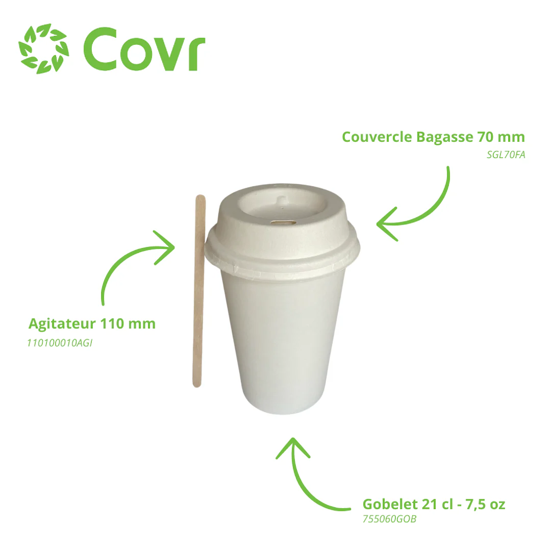 Gobelet Carton Blanc 7 - Image 5