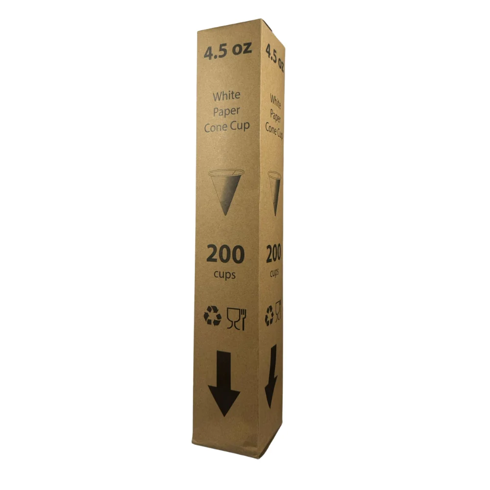 Gobelets cônes en carton 4,5 oz - 130 ml (120000 unités / Palette) - Image 3