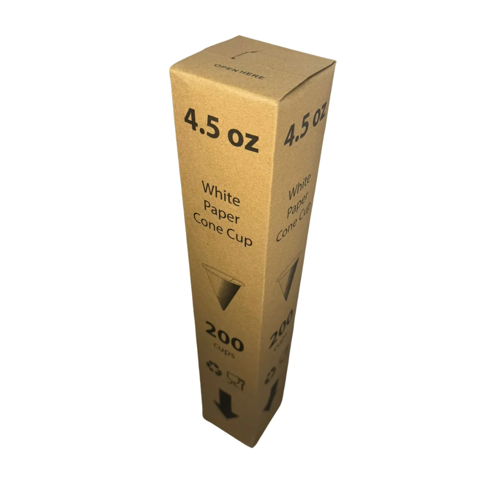 Gobelets cônes en carton 4,5 oz - 130 ml (120000 unités / Palette) - Image 4