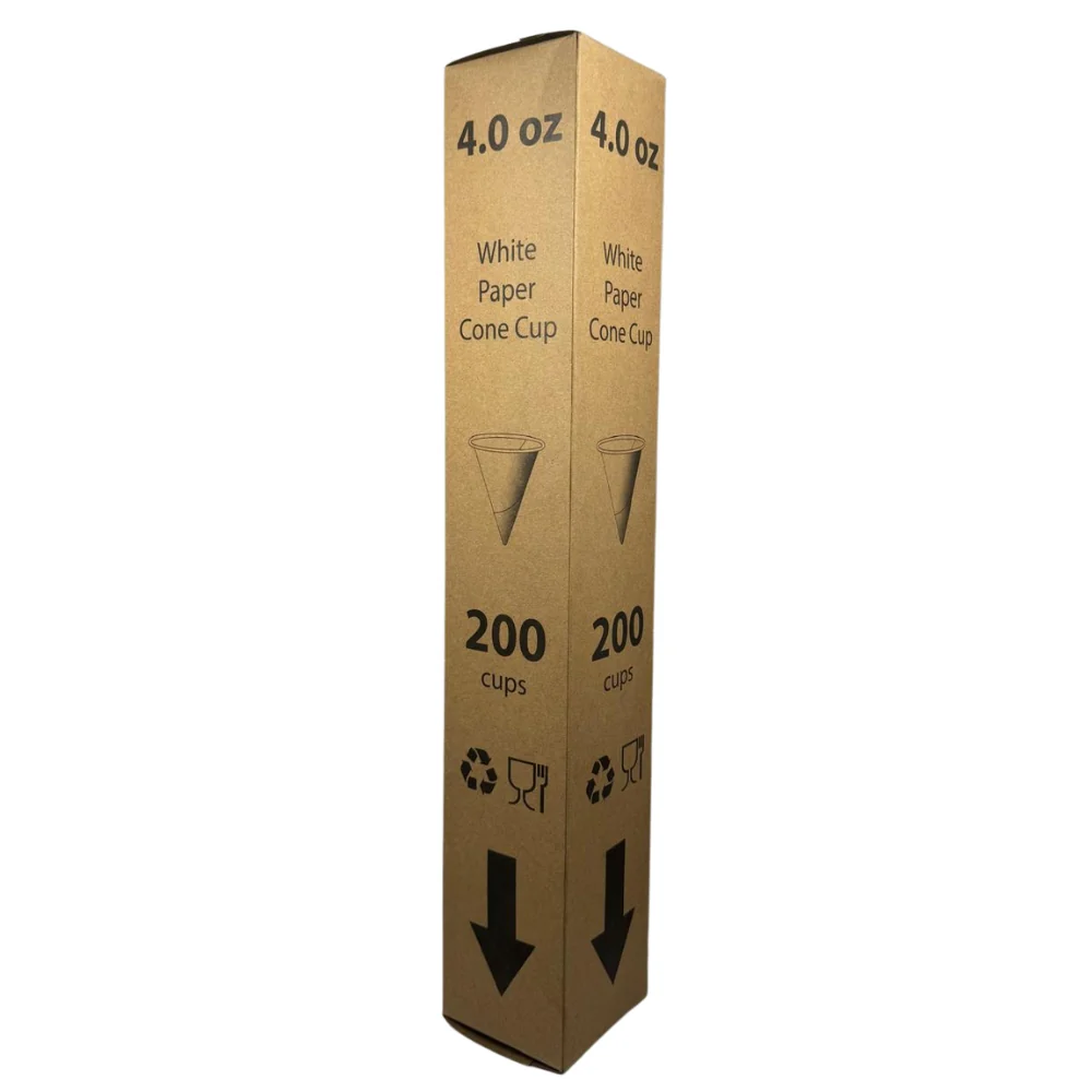 Gobelets cônes en carton 4 oz - 105 ml (120000 unités / Palette) - Image 3