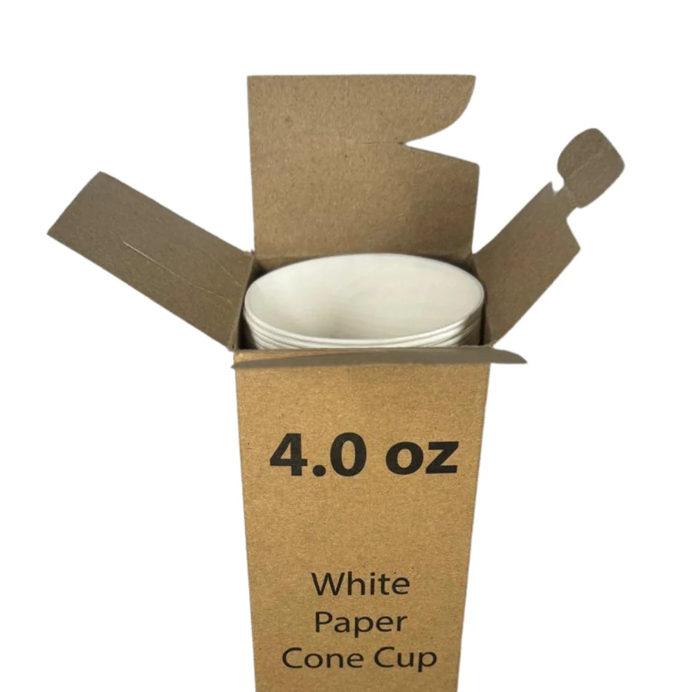 Gobelets cônes en carton 4 oz - 105 ml (120000 unités / Palette) - Image 8