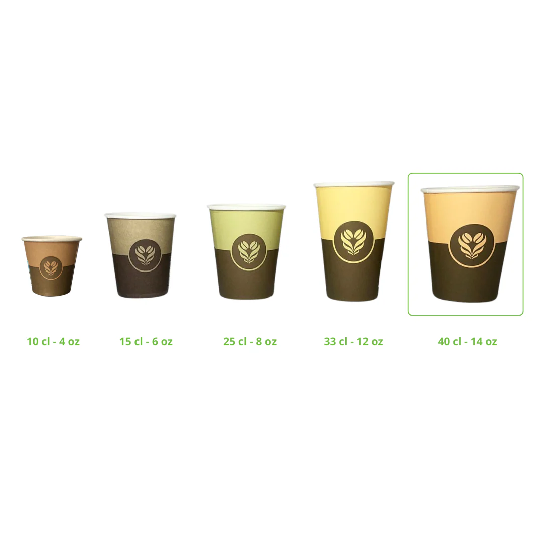 Gobelet Carton 14 oz / 40 cl Décor Barista + Marquage SUP et Triman - Image 3